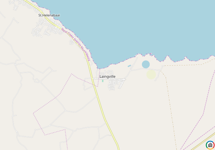 Map location of Laingville